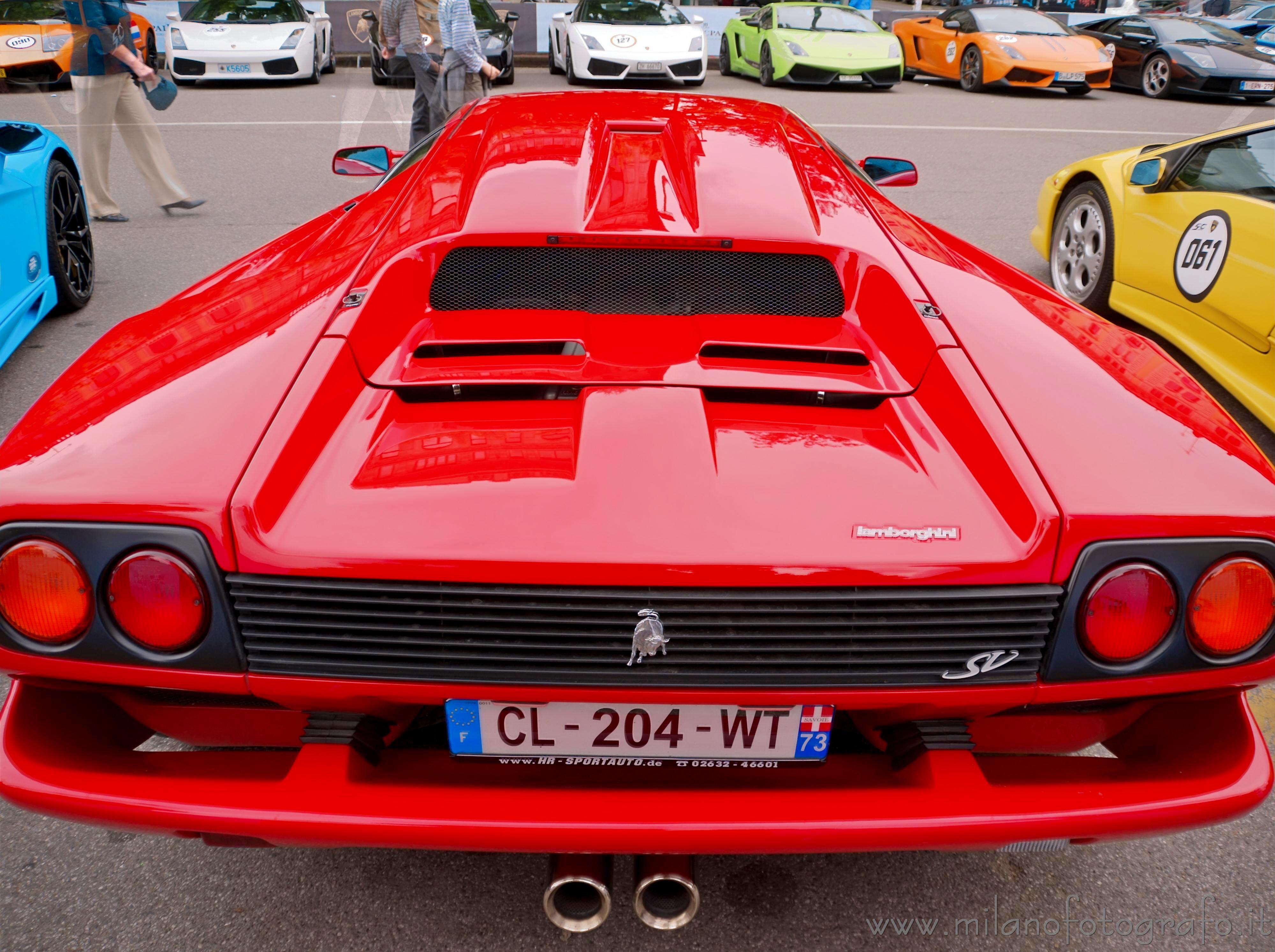 Milan (Italy) - Lamborghini Diablo from behind